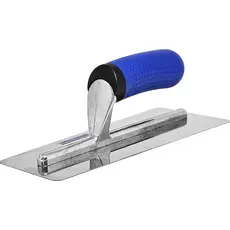 Desempenadeira De Aço Inox Retangular Lisa Cabo Emborrachado