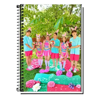 Caderno  Escolar Personalizado Tema Turma Tin  com Capa Dura – 1, 10, 15 ou 20 Matérias