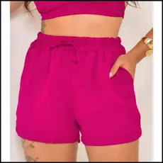 Short Feminino Duna Tendência Elegante Social Do P Ao GG