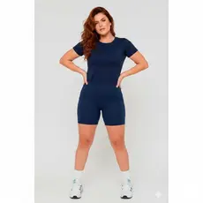 Conjunto Feminino De Shorts Legging e Camisa de Malha Para Academia Look Para Treinar