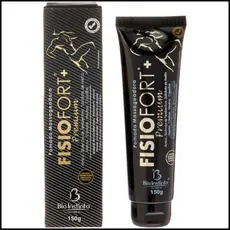 Pomada Fisiofort Preta Premium 150g Bio Instinto Original Alivio Imediato Para Dores Intensas