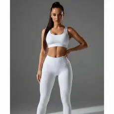 Calça LEGGING Branca Feminina Cós Alto Zero Transparencia Para Academia,Dentista,Capoeira,Ginástica