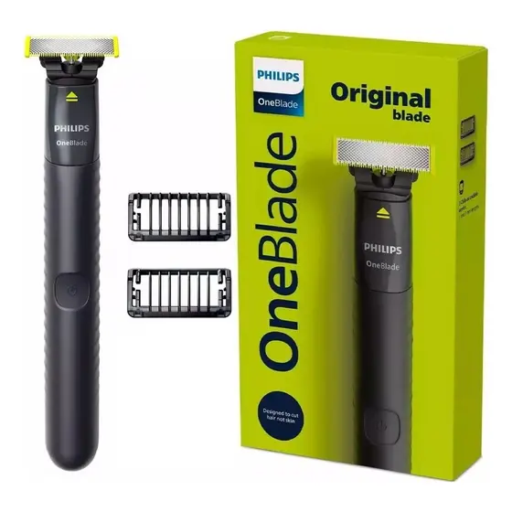 Barbeador Elétrico Philips Oneblade  One Blade Aparador de Pelos Originalmente