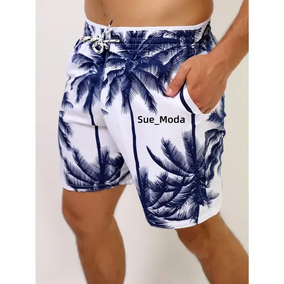 Short Tactel Grosso Masculino Mauricinho  Surf Praia Piscina  Secagem Rápida Academia  Verão