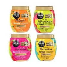Creme Salon Line 3 Em 1 Cachos Dos Sonhos Lançamento 1 kg (CADA)