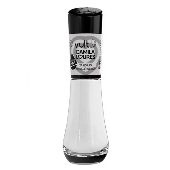 Esmalte Efeito Gel Branco Perolado Camila Loures 8ml