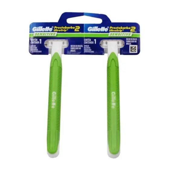 Aparelho De Barbear Ultra Grip Sensitive C/2 Unidades
