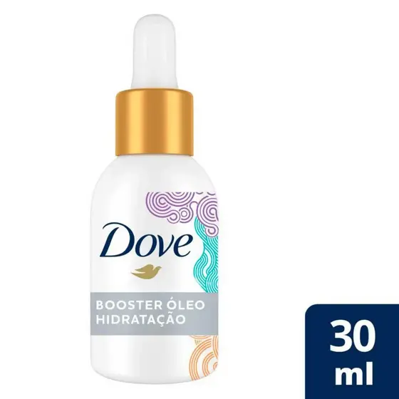 Booster Dove Óleo Hidratação Texturas Reais Frasco 30ml