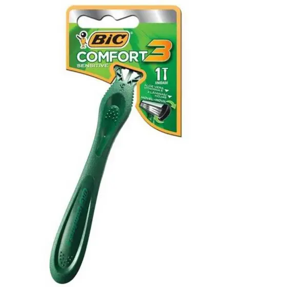 Aparelho Bic Comfort 3 Pele Sensível 1 Unidade