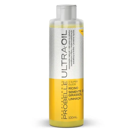 Óleo Capilar Ultra-Oil Probelle Semente De Girasol, Linhaça E Rícino 100ml