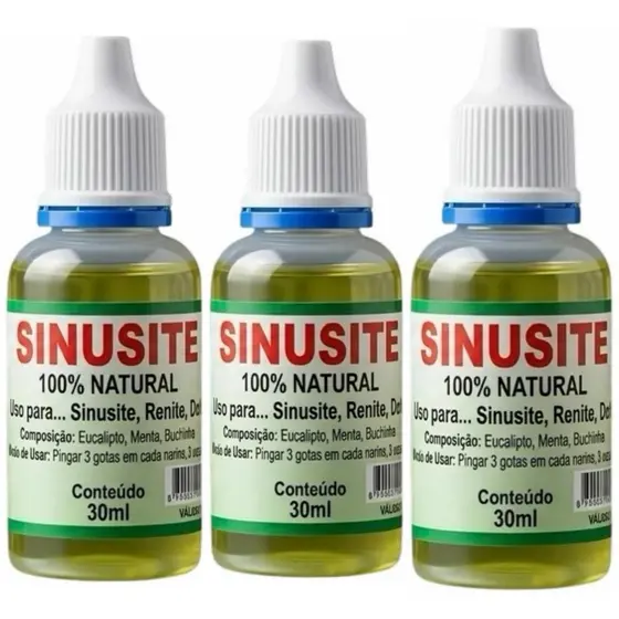 Solução Natural para Bem-Estar Nasal Eucalipto e Menta - 30ml