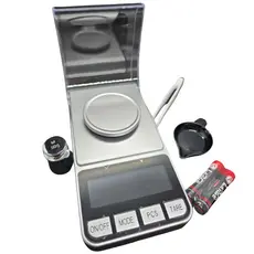 Kit Balança Alta Precisão Joia Diamante Ouro 0.001g - 100g