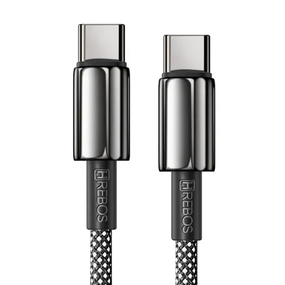 Cabo Usbc 2 Metros 100w Compatível Macbook Notebook Celular Reforçado