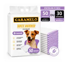 Tapete Higiênico Lavanda Premium - Antiodor Antivazamento  | Caramelo