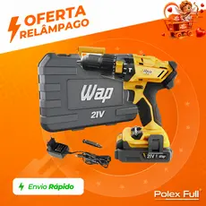 Parafusadeira E Furadeira De Impacto 3/8  Wap K21 Id02 - com Maleta - 127/220v 50/60 Hz