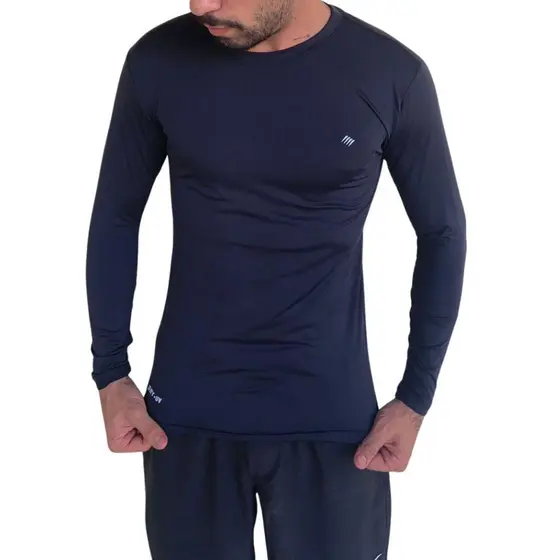 Camiseta Térmica Segunda Pele Proteção Uv 50 Dry Fit