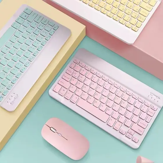 Sem Fio Bluetooth Teclado 10 Polegadas com mouseJIG