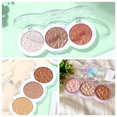 Paleta de Iluminador 3 Tons Mylife My- Brilho, alta pigmentação, best