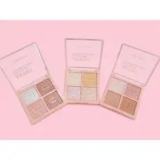 Paleta de Iluminador 04 Cores Artist - Labranche - Brilho e Alta Pigmentação
