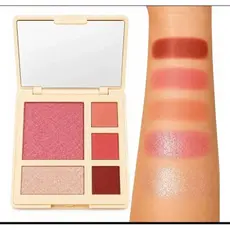Paleta De Blush, Iluminador e Sombra Ruby Rose Glass Glam- Multifuncional