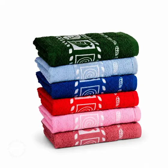 Kit Toalhas de Rosto 40x70cm 100% Algodão Premium Bordada Macia Absorção Secagem