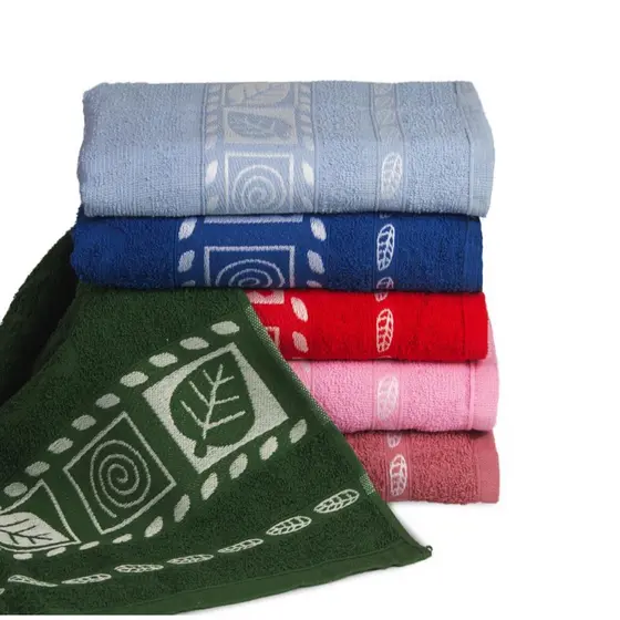 Kit 2 toalhas Rosto 100% Algodão Alta Absorção Bordada Cores Sortidas
