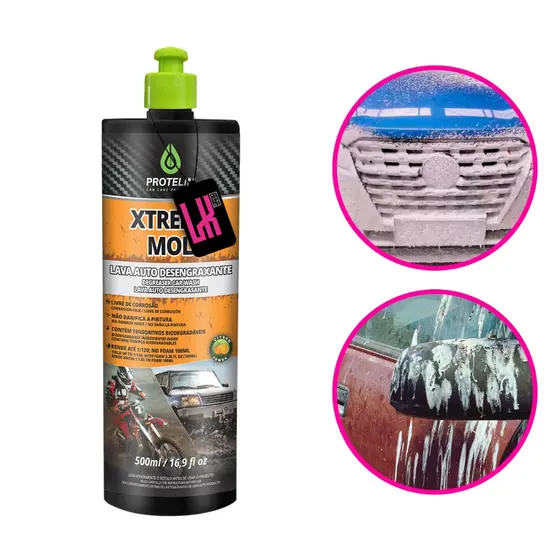 Xtreme Mol 500ml  Protelim - Shampoo Desengraxante Automotivo