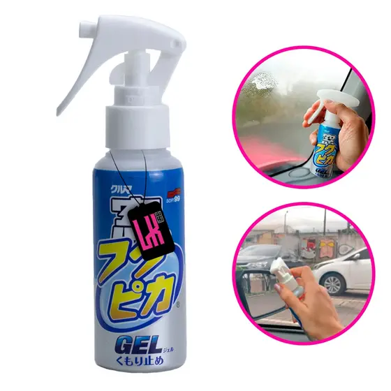 Anti Embaçante Gel 80ml Soft99 - Alta Durabilidade Tratamento Interno Vidros