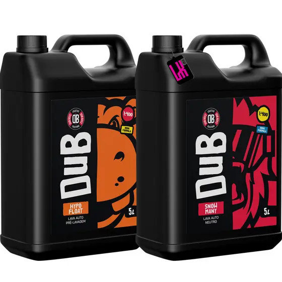 Kit Shampoo Automotivo Desengraxante Pre Lavagem Neutro Hypo Float Snow Many 5l Dub Boyz