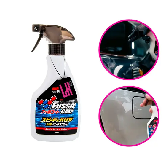 Speed & Barrier Fusso Coat Spray 500ML Soft99 - Selante Spray Manutenção e Proteção Pintura