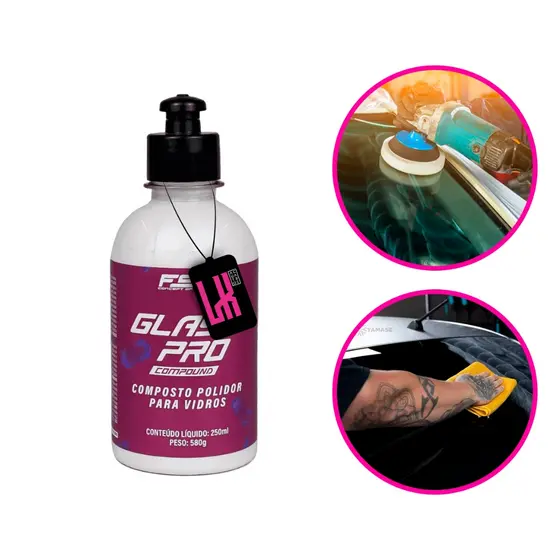 Glass Pro 250ML FSE - Composto Polidor Vidros Soft99