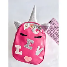 Bolsinha infantil unicórnio fofa