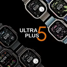 Relógio Smartwatch Ultra 5 Pro Plus Super Amoled 8ATM lançamento 2026 Envio Imediato Microwear W69