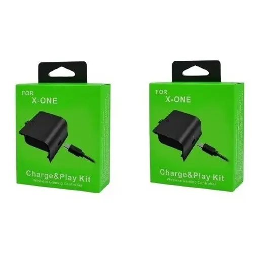 2 Baterias Com Cabo Carregador Para Controle Xbox One Charge