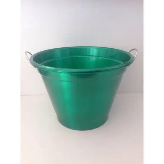 Balde de Gelo 6 Litros Verde em Alumínio