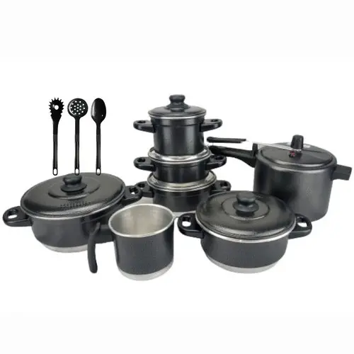 Jogo De Panela Aluminio 11 Pçs Jogo Talheres Panela Pressão