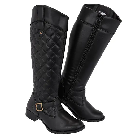 Bota Montaria Cano Longo Macio Texturizado